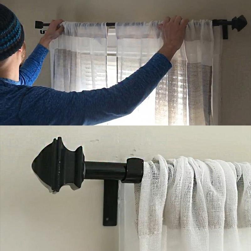 Ingen boregardinstangbraketter