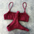 Plissert bikinisett