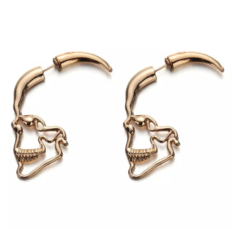 Hollow Skull Stud øredobber