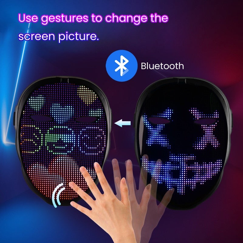 Ansiktstransformerende digital maske