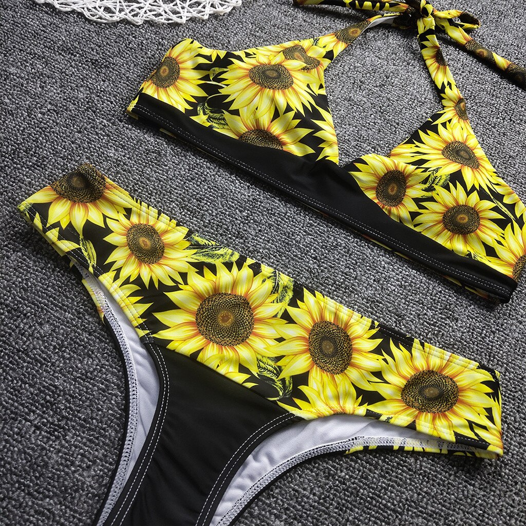 Solsikke bikini badedrakt