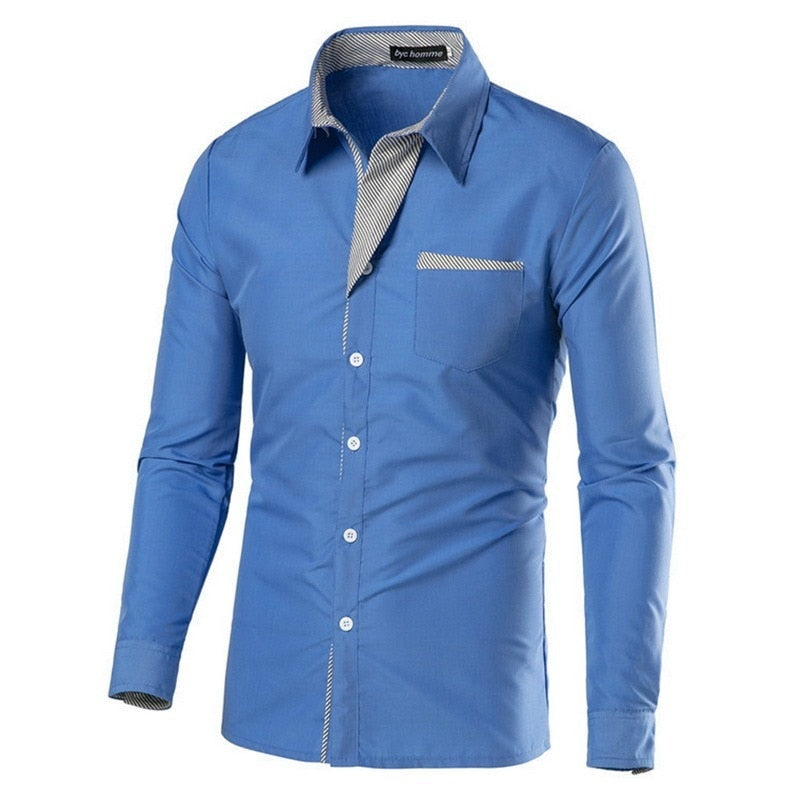 Slim Fit, lange ermer for menn