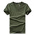 Slim Fit V-hals T-skjorte for menn