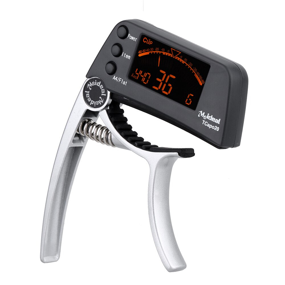 2-i-1 gitar Capo og tuner