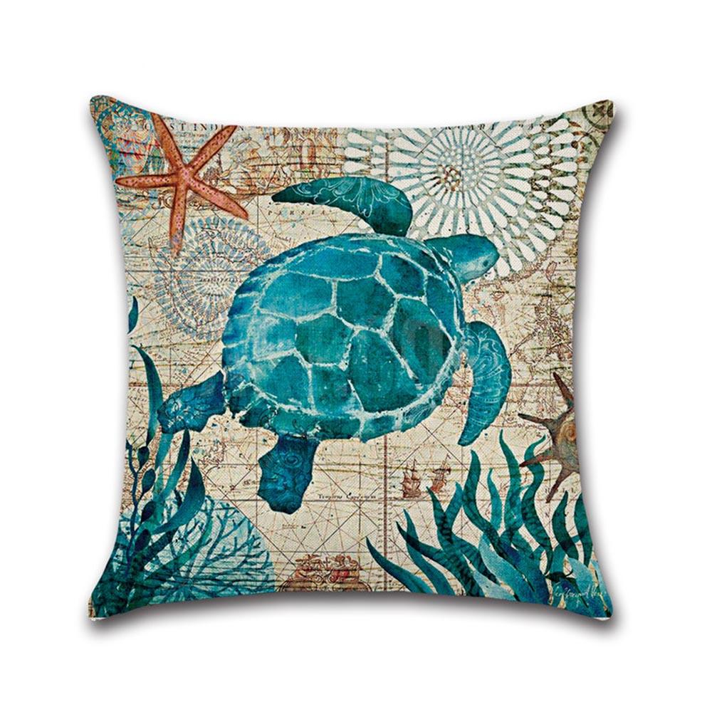 Ocean Theme trykte putetrekk