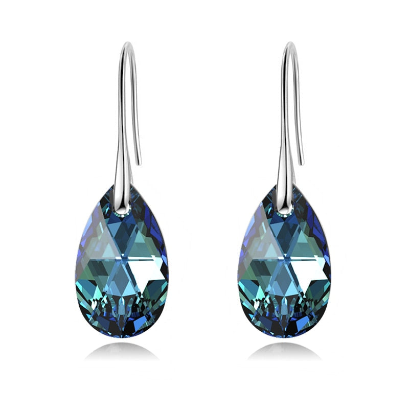 Teardrop krystall øredobber