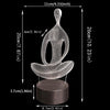 Yoga 3D Illusion Lampe