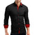 Menn Slim Fit Langermet