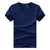 Slim Fit V-hals T-skjorte for menn