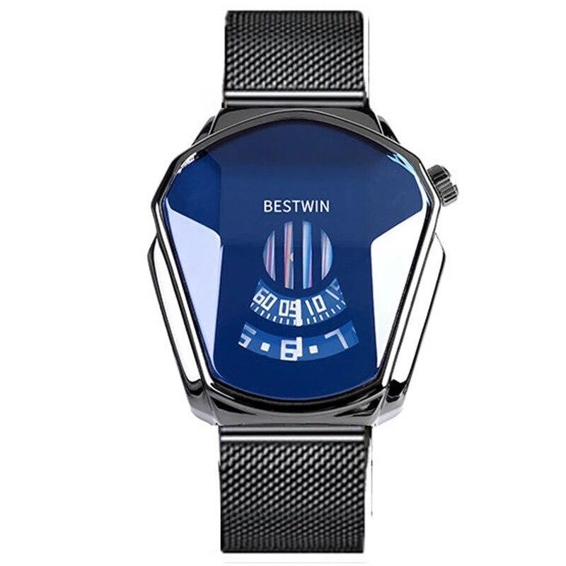 Diamantstil vanntett kvarts armbåndsur