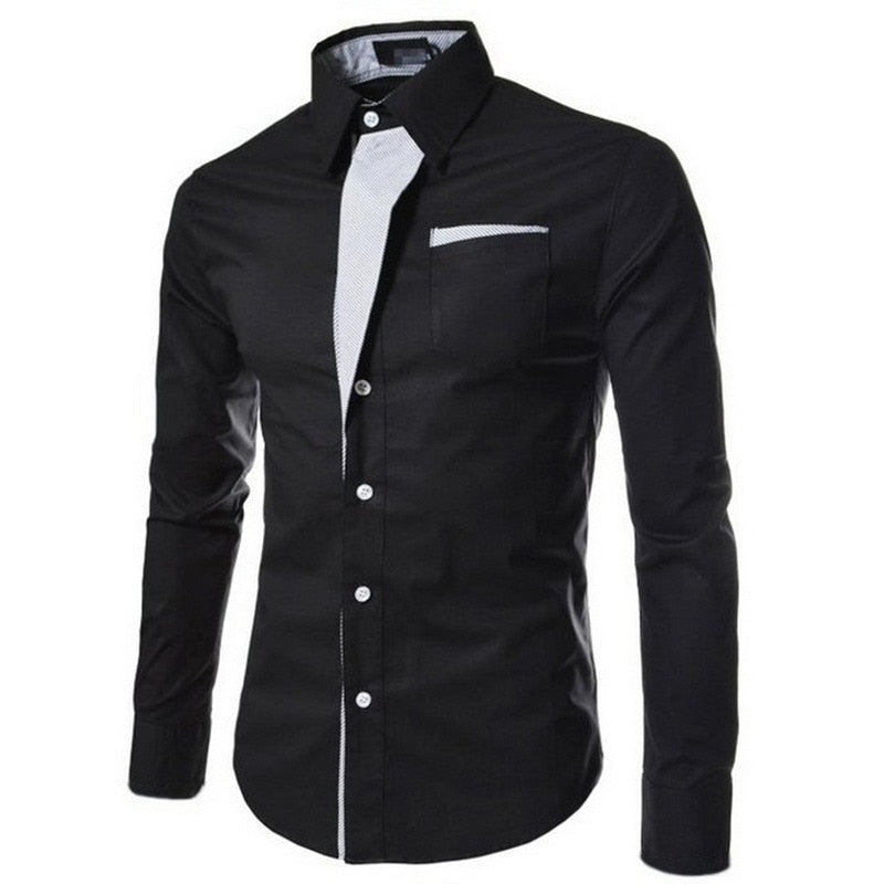Slim Fit, lange ermer for menn