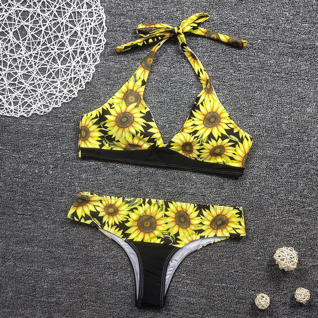 Solsikke bikini badedrakt