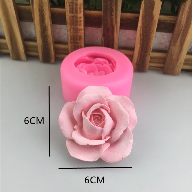 Rose silikonform