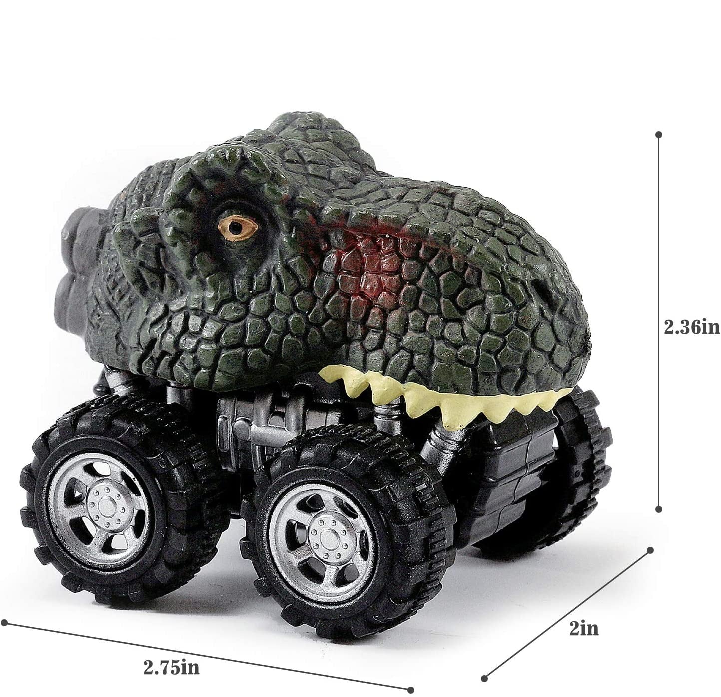 Trekk tilbake Dinosaur Mini Car (6 stk)