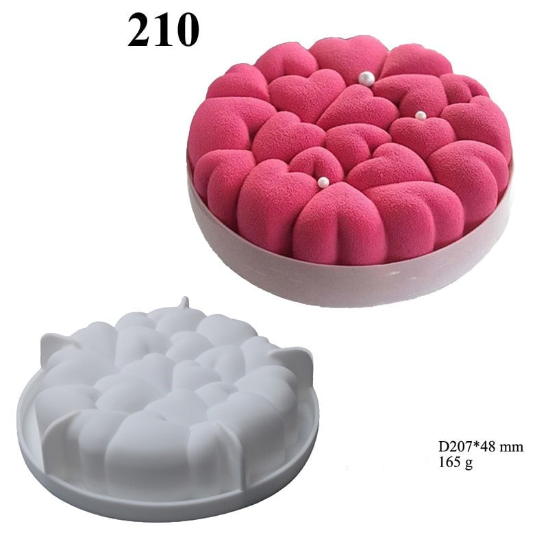 3D silikon dessertformer