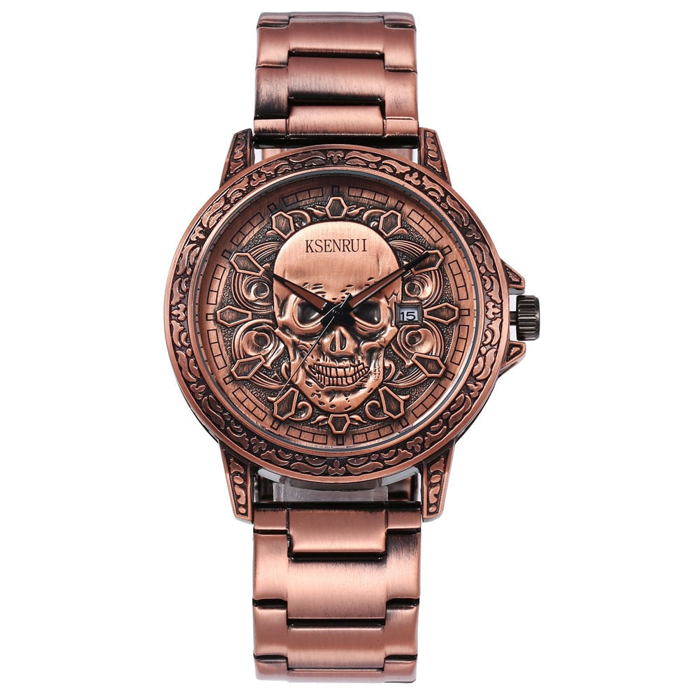 Hodeskalle face watch
