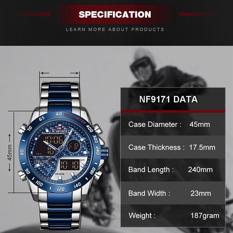 NAVIFORCE Military Sports Watch