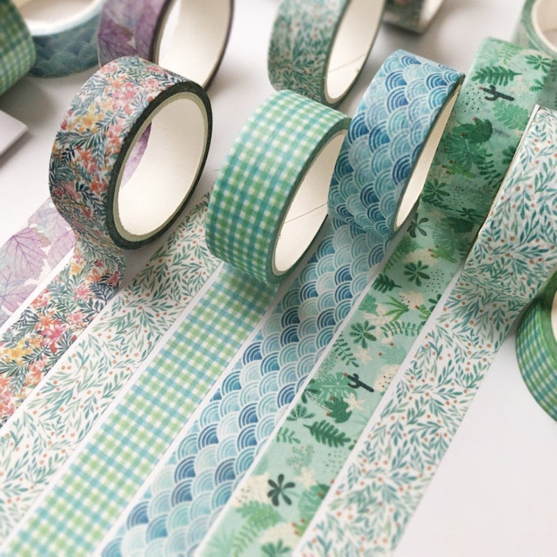 Kawaii dekorative Washi-tape (sett med 5)
