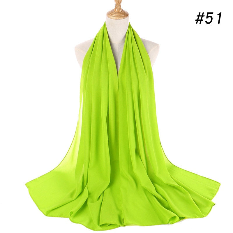 Chiffon Hijab pannebånd