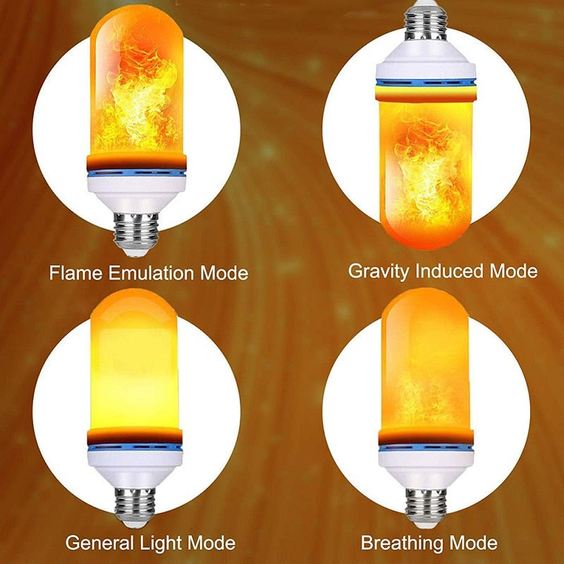 LED flammeeffekt lyspære