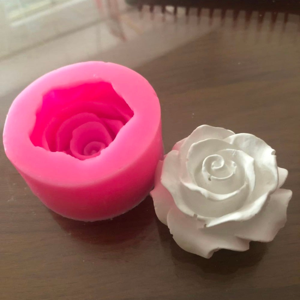 Rose silikonform