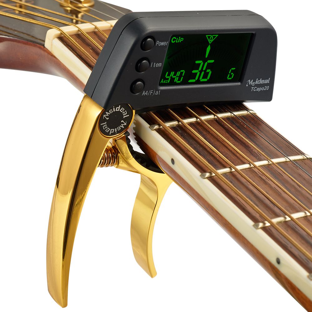 2-i-1 gitar Capo og tuner