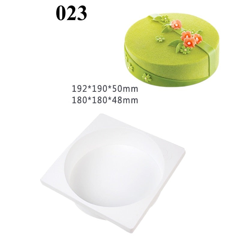 3D silikon dessertformer