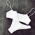 Plissert bikinisett