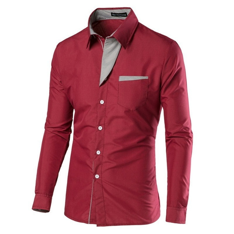 Slim Fit, lange ermer for menn