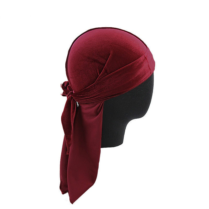 Pustende fløyel Durag