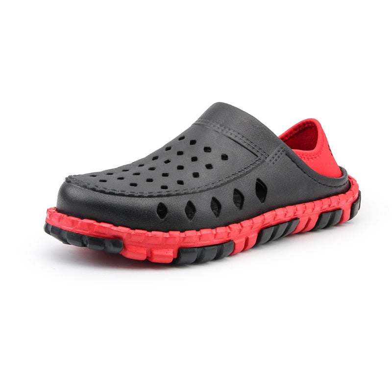 Komfortable tresko med lett hull