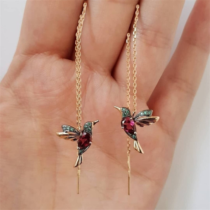 Hummingbird Drop øredobber