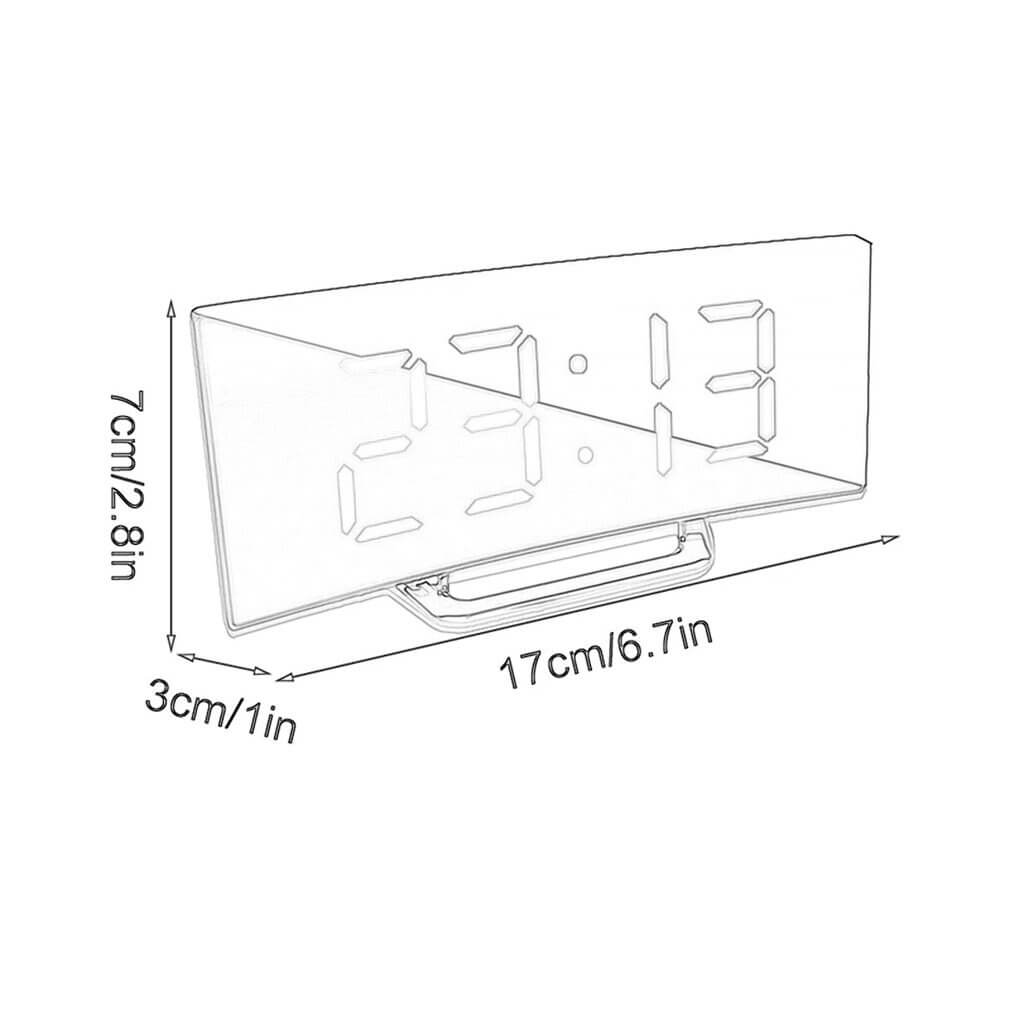 LED Display Vekkerklokke