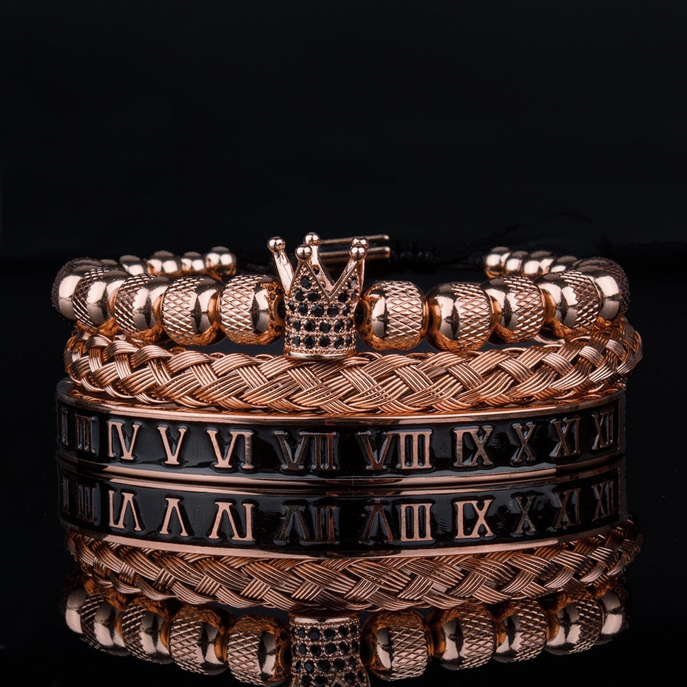 Luksus krone armbåndsett