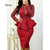 Midi Bodycon Paljettkjole