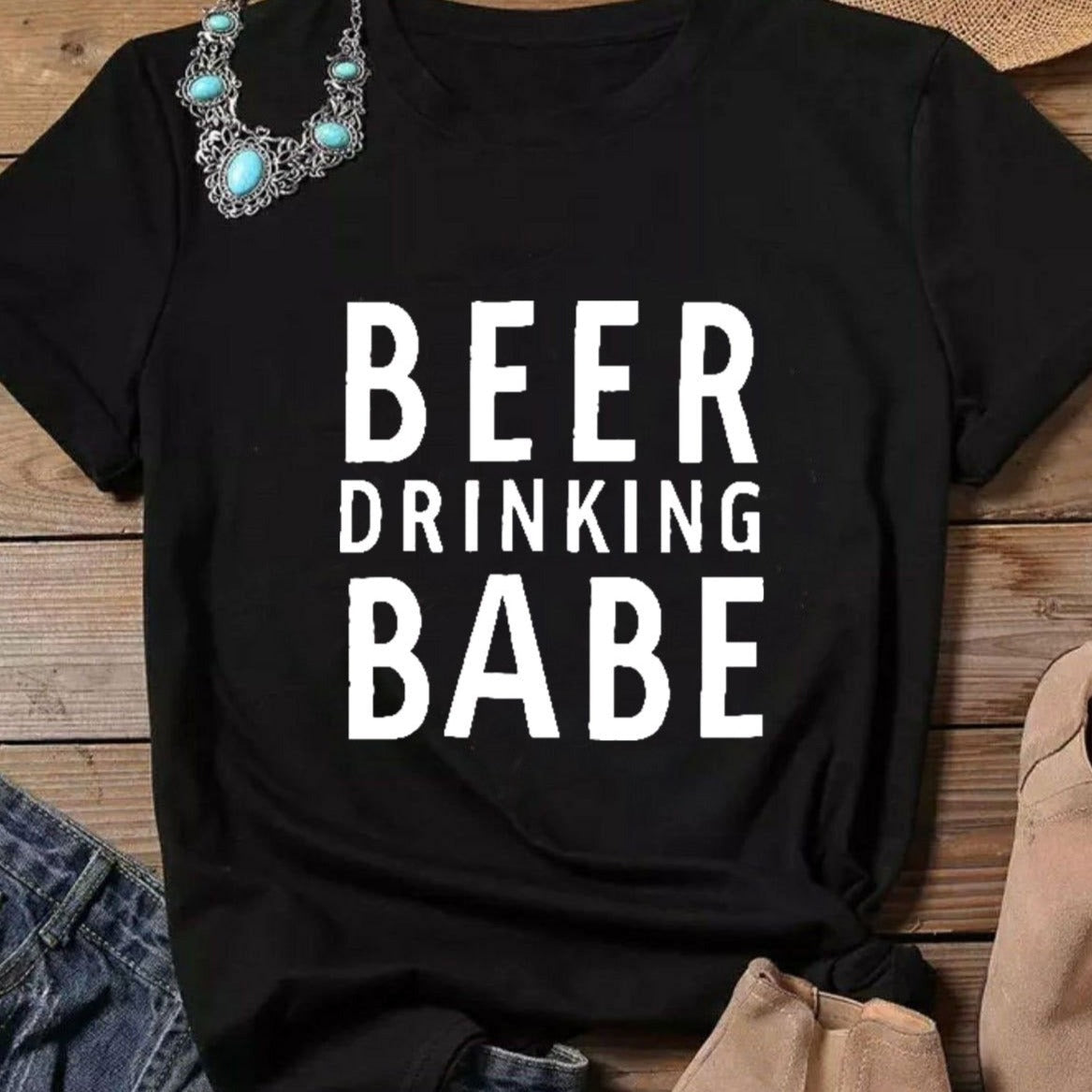 Øldrikking Babe Tee