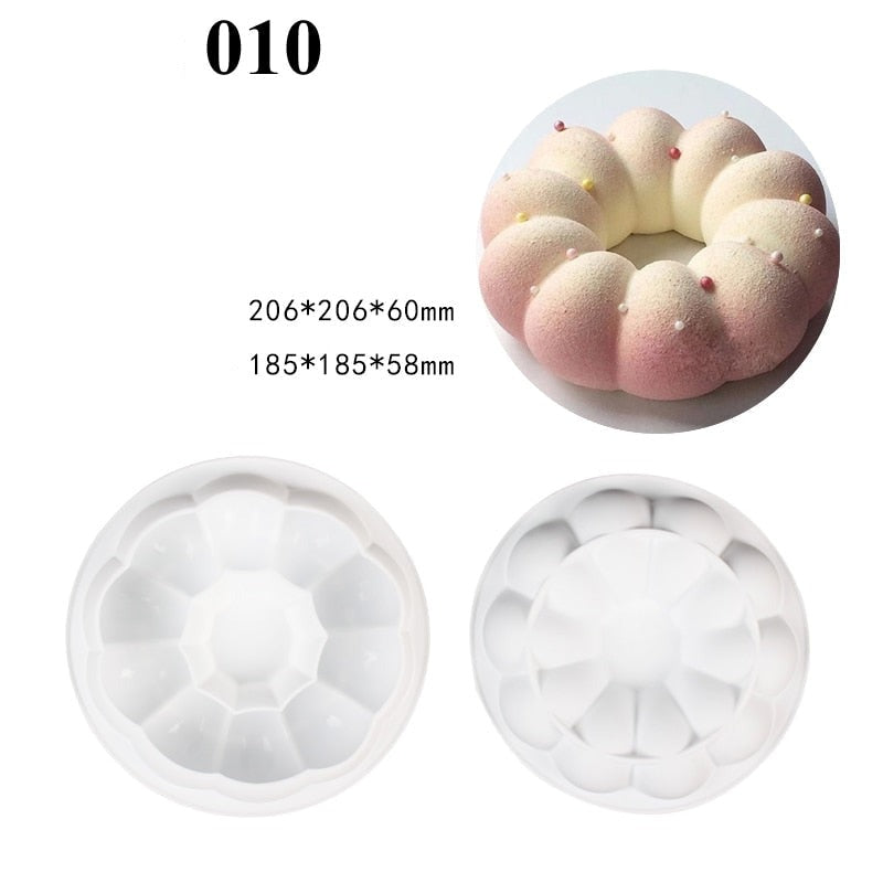 3D silikon dessertformer