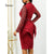 Midi Bodycon Paljettkjole