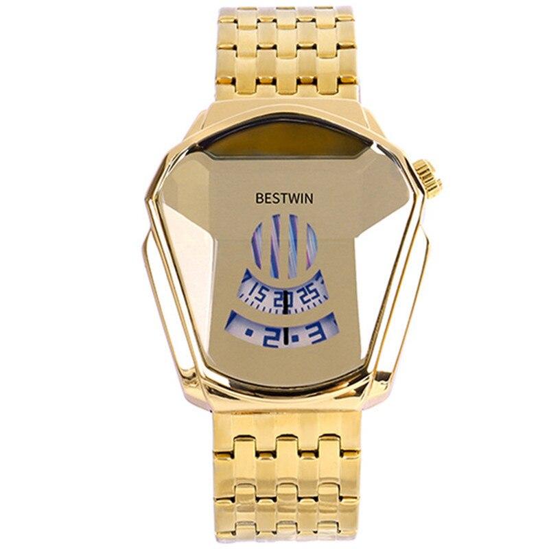 Diamantstil vanntett kvarts armbåndsur