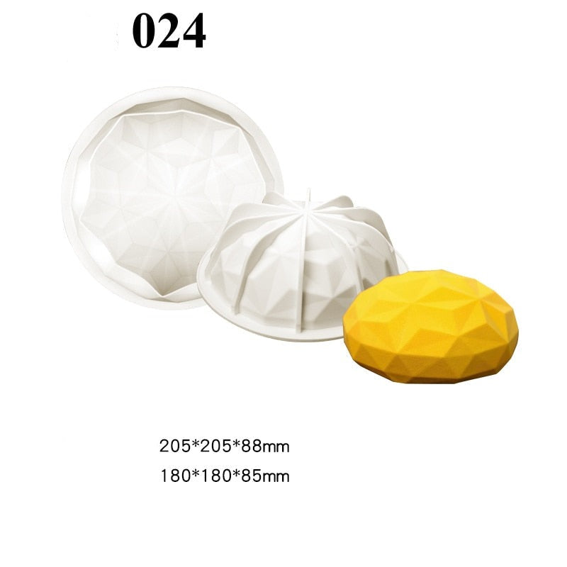 3D silikon dessertformer