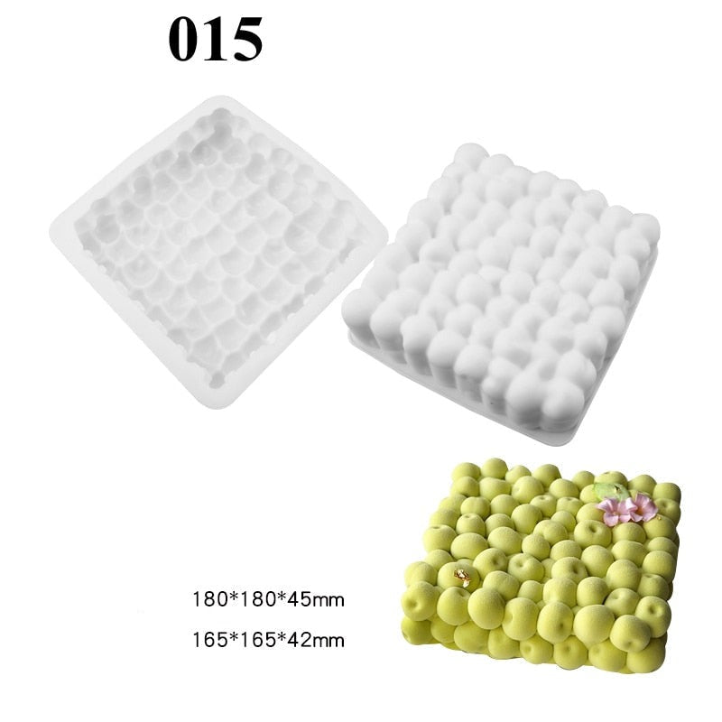 3D silikon dessertformer