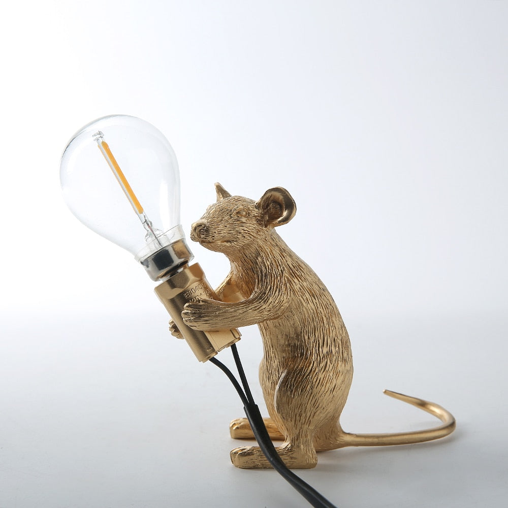 Søt mus bordlampe