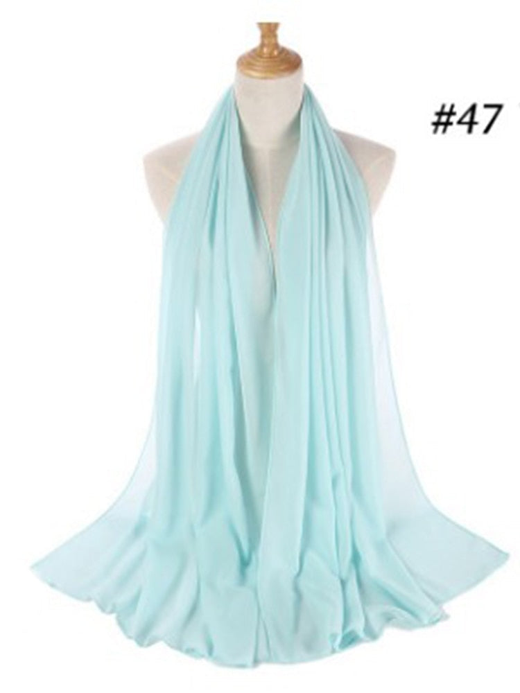 Chiffon Hijab pannebånd