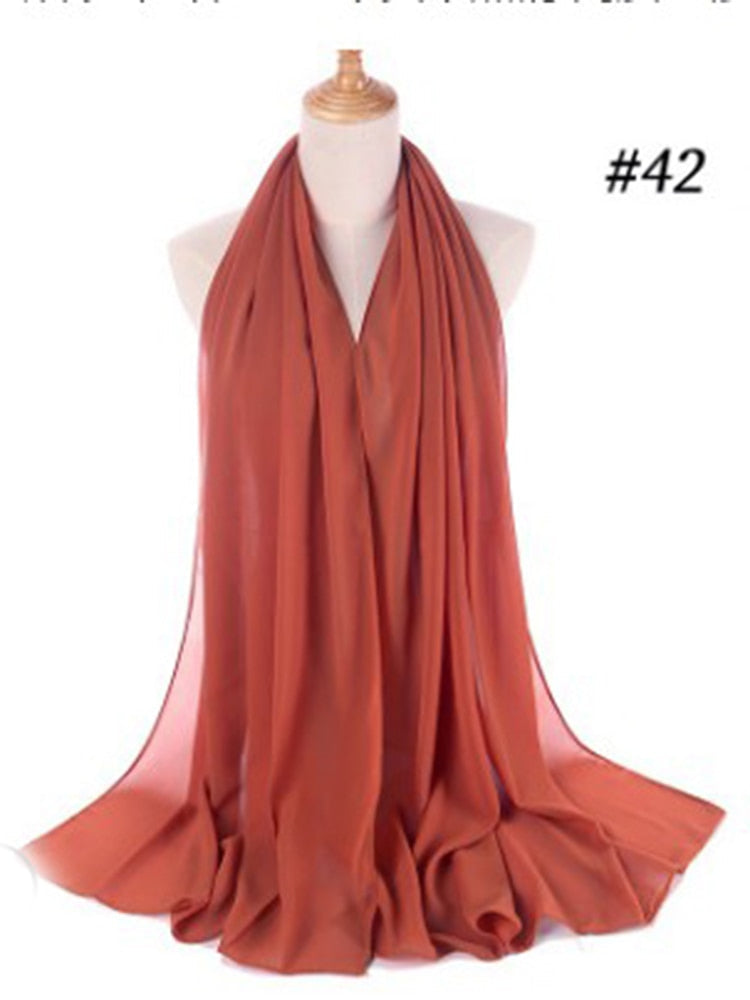 Chiffon Hijab pannebånd