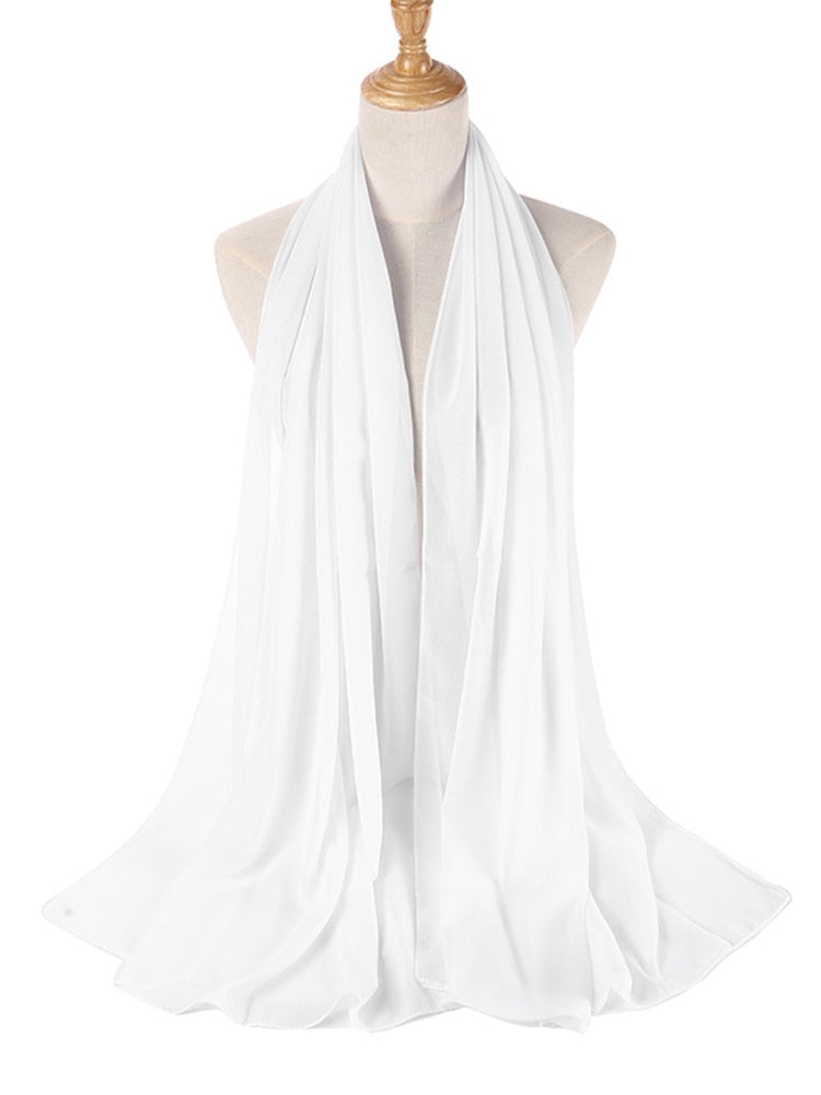 Chiffon Hijab pannebånd