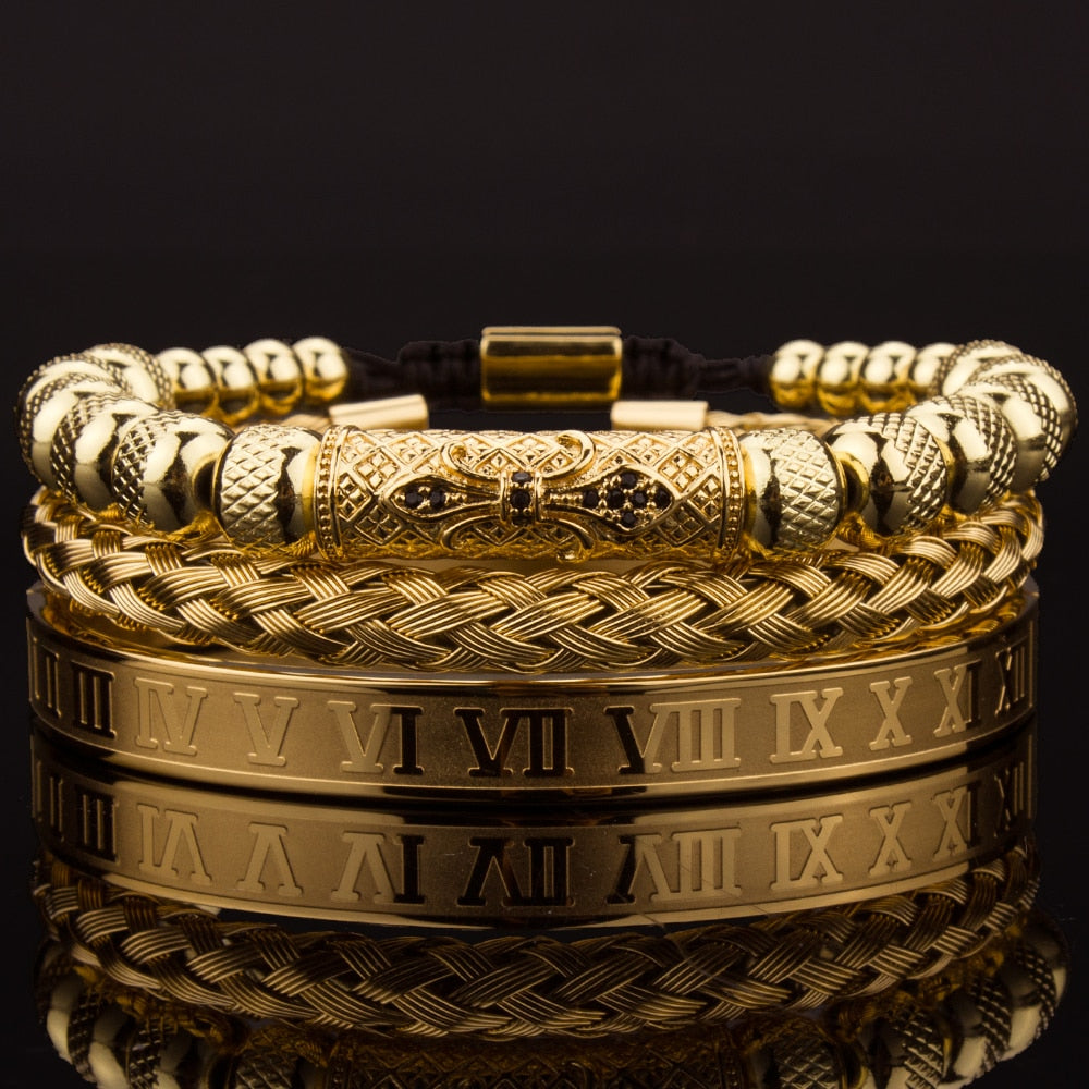 Luksus krone armbåndsett