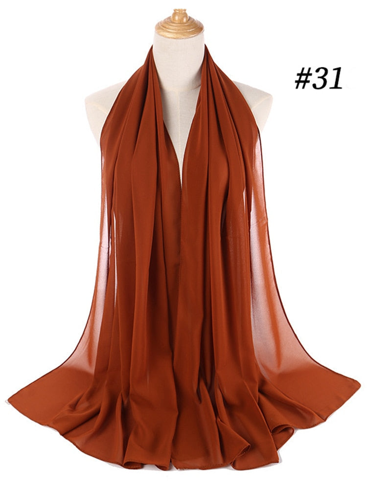 Chiffon Hijab pannebånd