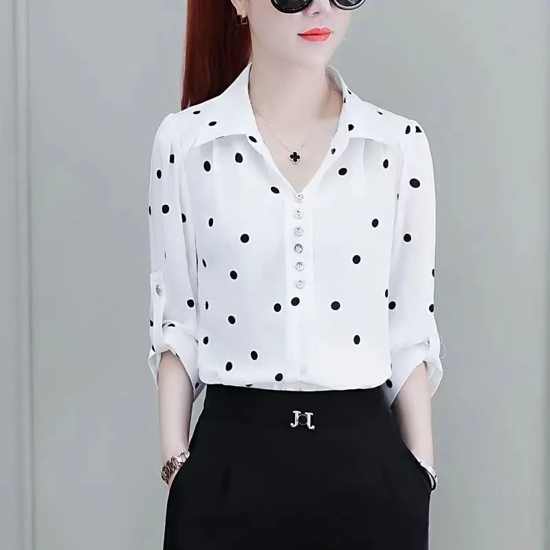 Chiffonbluse for kvinner
