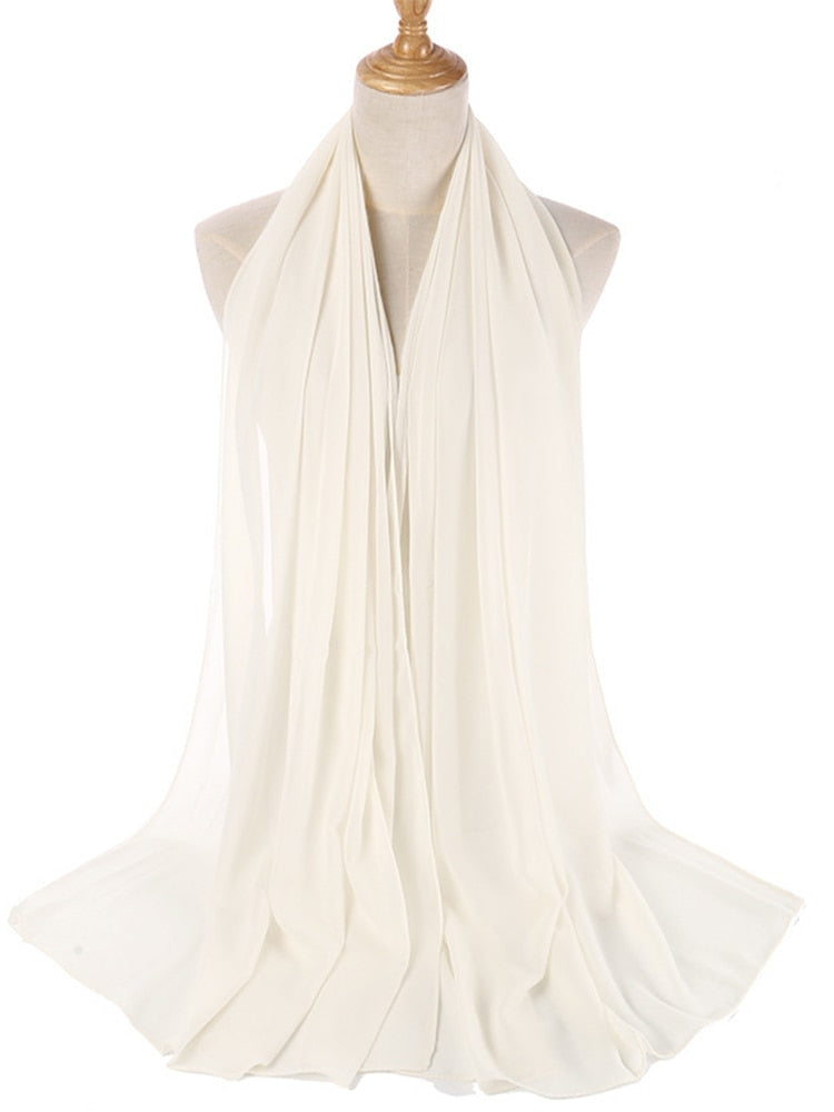 Chiffon Hijab pannebånd