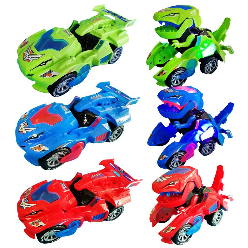 Transformerende Dinosaur LED-bil